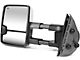 Towing Mirror; Powered; Heated; Smoked Amber LED Signal; Chrome; Left (07-13 Silverado 1500)