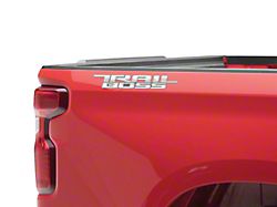 Trail Boss Decal; Black/Dark Gray/Gray (19-26 Silverado 1500)