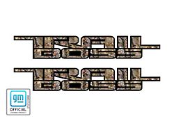 Trail Boss Decal; Camo Realtree AP (19-26 Silverado 1500)