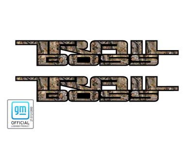 Trail Boss Decal; Camo Realtree AP (19-25 Silverado 1500)