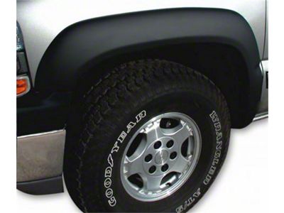 Trail Riderz Fender Flares; Smooth Black (14-18 Silverado 1500 w/ 6.50-Foot Standard & 8-Foot Long Box)