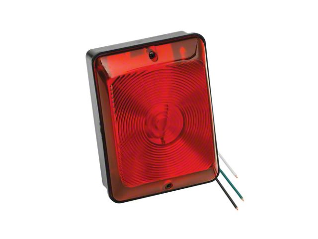 Trailer Tail Light 86; Single Stop, Tail, Turn with Black Base