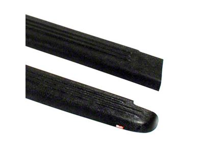 Truck Bed Side Rail Protector; Bedcaps; Ribbed; Without Holes (07-13 Silverado 1500 w/ 5.80-Foot Short Box)