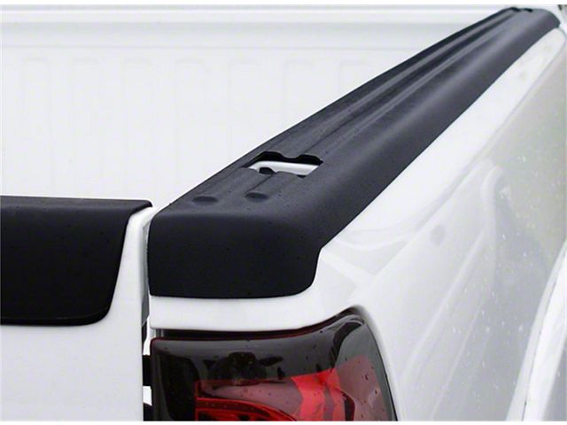 Bed Rail Caps with Stake Hole Openings; Ribbed (04-06 Sierra 1500 w/ 5.80-Foot Short Box)