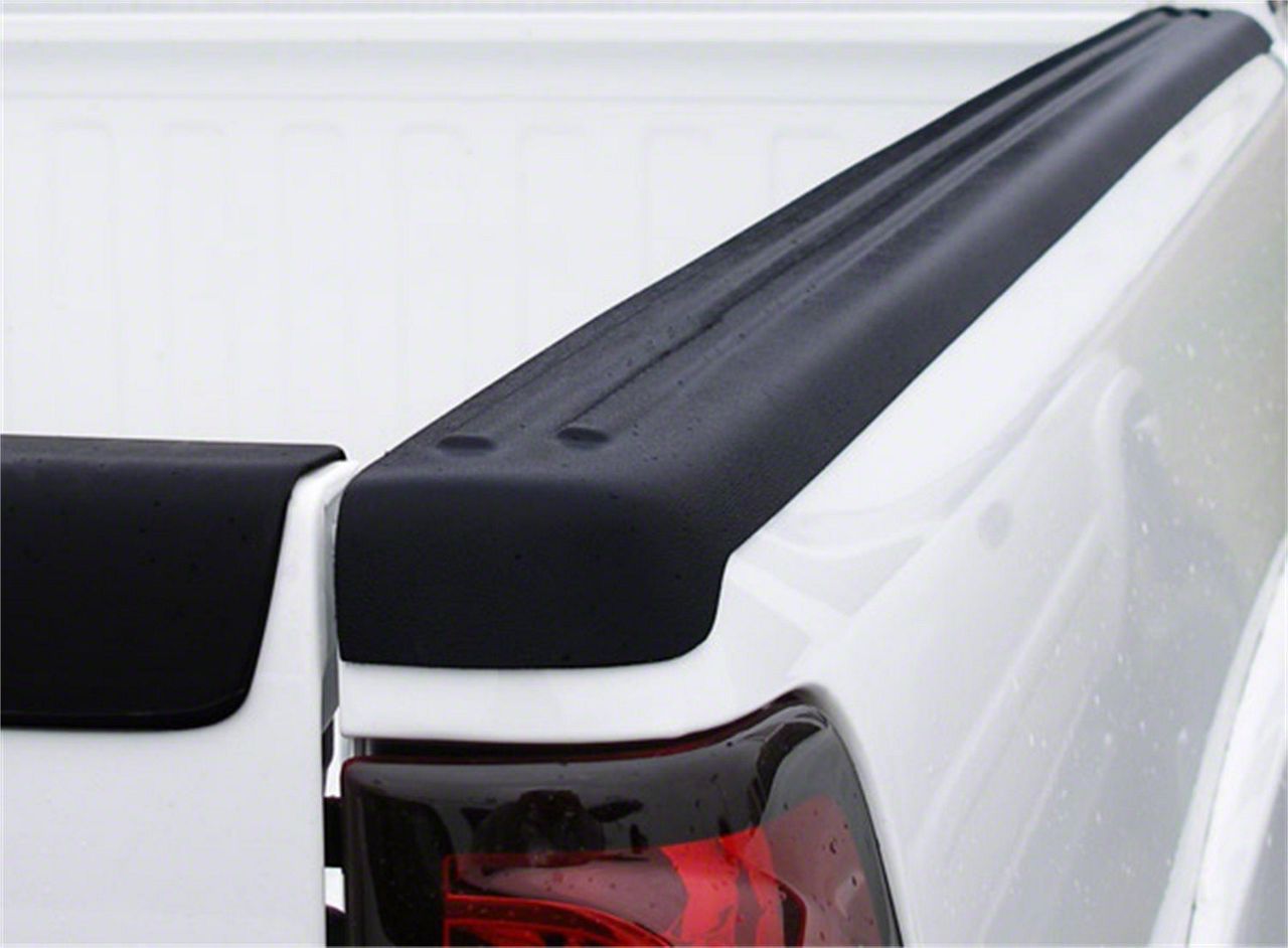 Silverado 1500 Truck Bed Side Rail Protector; Bed Rail Caps (0713