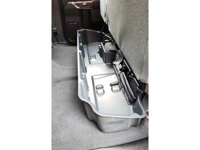 Underseat Storage; Black (19-23 Silverado 1500 Double Cab)