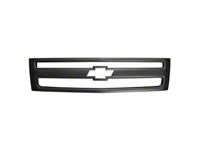Upper Grille Overlay; Armor Coated (07-13 Silverado 1500)