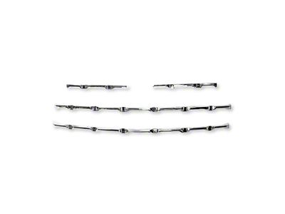 Upper Grille Overlay; Chrome (22-25 Silverado 1500 LT, RST)