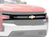 Upper Grille Overlay; Gloss Black (19-21 Silverado 1500 LT, LT Trail Boss, LTZ, RST)