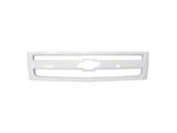 Upper Grille Overlay; Summit White (07-13 Silverado 1500)