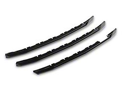 Upper Overlay Grille; Gloss Black (16-18 Silverado 1500 w/ Z71 Package)