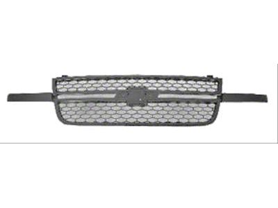 Upper Replacement Grille; Black (03-06 Silverado 1500 SS)