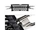 Upper Replacement Grille; Gloss Black with Chrome (19-21 Silverado 1500 High Country, LT, LT Trail Boss, LTZ, RST)