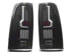 V2 LED Tail Lights; Black Housing; Smoked Lens (99-06 Silverado 1500 Fleetside)