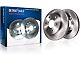 Vented 6-Lug Brake Rotor, Pad, Brake Fluid and Cleaner Kit; Front and Rear (05-08 Silverado 1500 w/ Rear Drum Brakes)