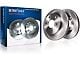 Vented 6-Lug Brake Rotor, Pad, Brake Fluid, Clear and Wheel Hub Assembly Kit; Front and Rear (07-13 4WD Silverado 1500 w/ Rear Disc Brakes)