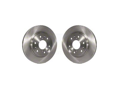 Vented 6-Lug Rotors; Rear Pair (01-06 Silverado 1500 w/ Dual Piston Rear Calipers)