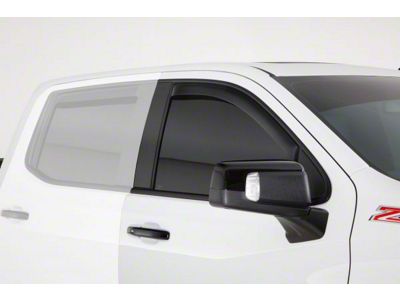Ventguard Window Deflectors; Front; Smoked (19-24 Silverado 1500)