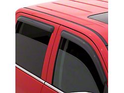 Ventvisor Window Deflectors; Front and Rear; Dark Smoke (19-26 Silverado 1500 Double Cab)