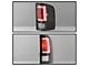 Version 2 Light Bar LED Tail Lights; Black Housing; Clear Lens (07-13 Silverado 1500)