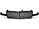 Vertical Style Upper Replacement Grille; Black (99-02 Silverado 1500)