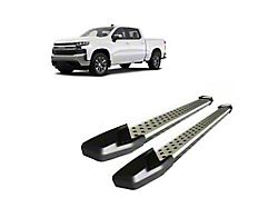 Vortex Running Boards; Aluminum (19-23 Silverado 1500 Crew Cab)