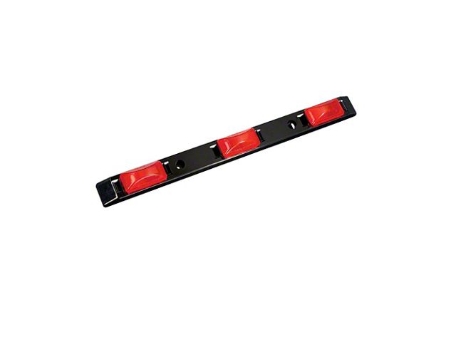 Waterproof ID Light Bar; Red