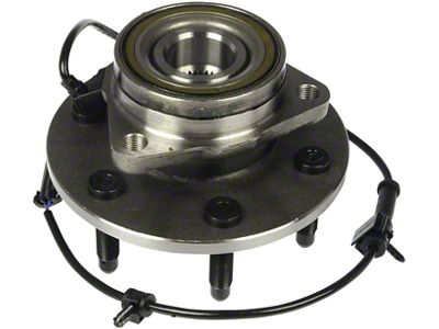 Wheel Hub and Bearing Assembly; Front (99-06 4WD Silverado 1500)