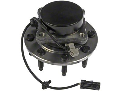 Wheel Hub and Bearing Assembly; Front (01-02 4WD Silverado 1500; 04-06 4WD Silverado 1500 Crew Cab)