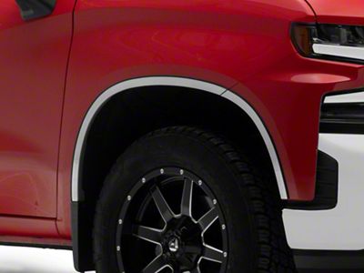 Wheel Well Accent Trim; Stainless Steel (19-25 Silverado 1500)