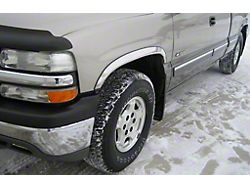 Wheel Well Fender Trim Molding; Stainless Steel (99-06 Silverado 1500 Fleetside)