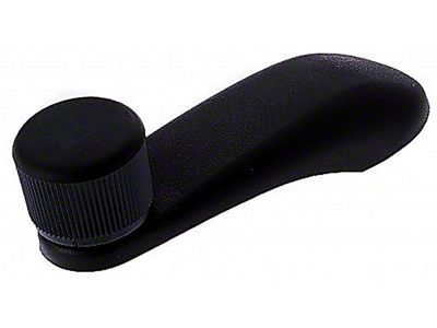 Window Crank Handle; Black (99-13 Silverado 1500)