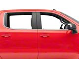 Window Sill Trim Set; Stainless Steel (19-26 Silverado 1500 Crew Cab)