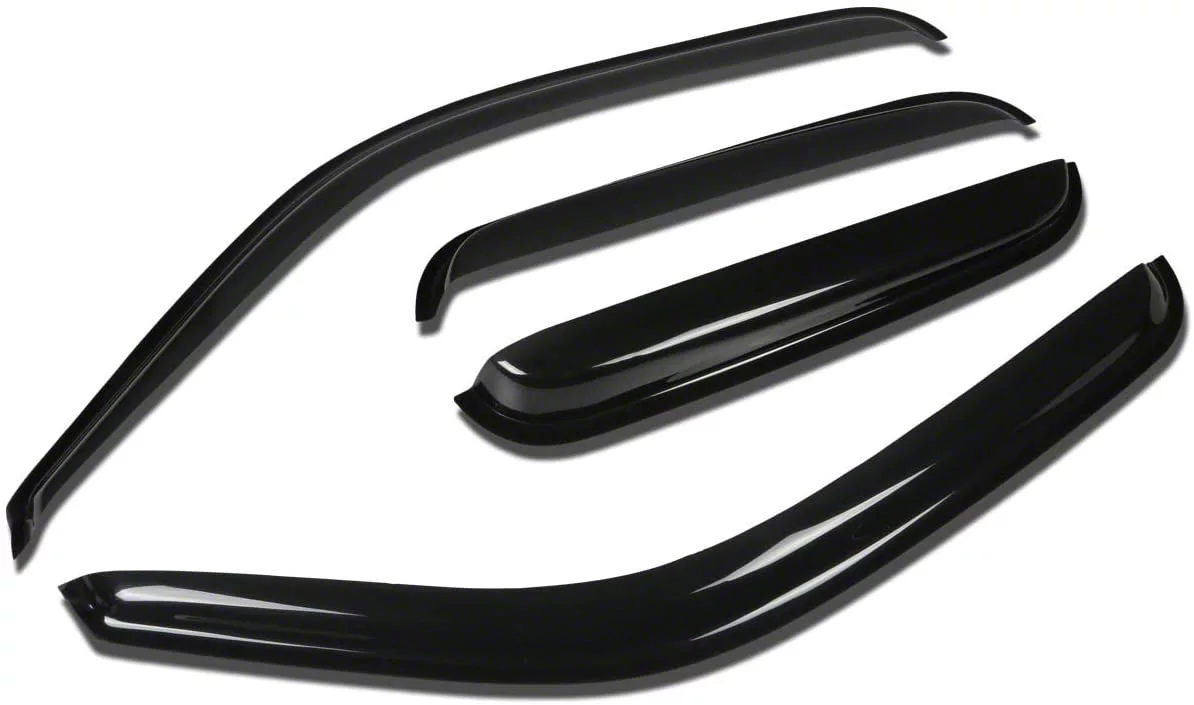 OEM Window Visors Rain Sun Guard Vent 99-06 Chevy Silverado Sierra Extended Cab - Foto 4