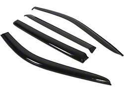 Window Visors; Dark Smoke; Front and Rear (19-25 Silverado 1500 Crew Cab)