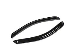 Window Visors; Dark Smoke; Front (14-18 Silverado 1500 Regular Cab)