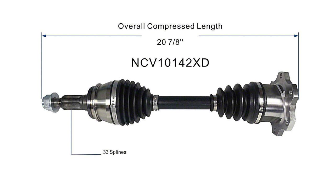 Silverado 1500 Xtreme Duty CV Axle; Front (99-06 4WD
