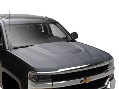 ZL1 Style Ram Air Hood; Unpainted (16-18 Silverado 1500)