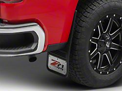 12-Inch x 23-Inch Mud Flaps with Z71 Logo; Front or Rear (Universal; Some Adaptation May Be Required)