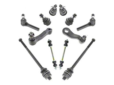 12-Piece Steering and Suspension Kit for 3-Groove Pitman Arms (07-10 Silverado 2500 HD)