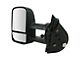 180 Degree Swing Powered Heated Manual Folding Towing Mirror; Driver Side (07-14 Silverado 2500 HD)