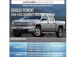 2-Inch Steel Hubcentric 8-Lug Wheel Spacers; Chrome (07-10 Silverado 2500 HD)