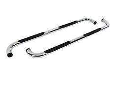 Go Rhino 3-Inch 4000 Series Cab Length Side Step Bars; Polished (07-14 Silverado 2500 HD Extended Cab)