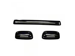 3-Piece Amber OLED Cab Roof Lights; Smoked Lens (07-14 Silverado 2500 HD)