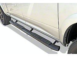 4X Series 4-Inch Oval Side Step Bars; Black (20-26 Silverado 2500 HD Crew Cab)