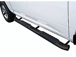 5-Inch Premium Oval Side Step Bars; Semi-Gloss Black (20-26 Silverado 2500 HD Double Cab)