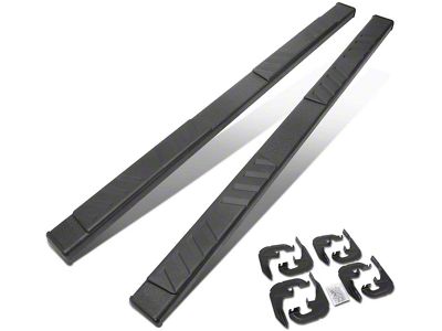 5-Inch Running Boards; Black (20-25 Silverado 2500 HD Crew Cab)