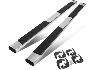 5-Inch Running Boards; Stainless Steel (20-24 Silverado 2500 HD Crew Cab)