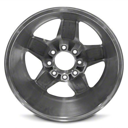 thumbnail image 2 of Jante 16x6.5 Polished Aluminum Wheel – Fits Silverado/Sierra 2500 (8 Lug, 10 Spoke, ALY05079U80N) 2 of 6