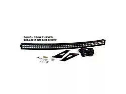 50-Inch Complete LED Light Bar with Roof Mounting Brackets (15-19 Silverado 2500 HD)